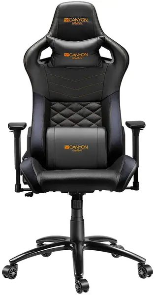 Scaun Gaming Canyon Nightfall CND-SGCH7, reglabil (Negru/Portocaliu)