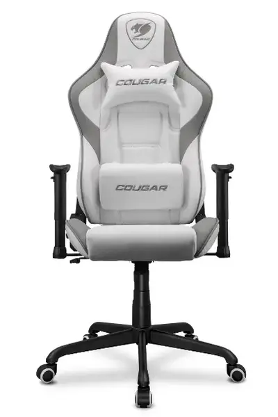 Scaun Gaming Cougar Armor Elite Black, Greutate maxima 120 kg (Alb)