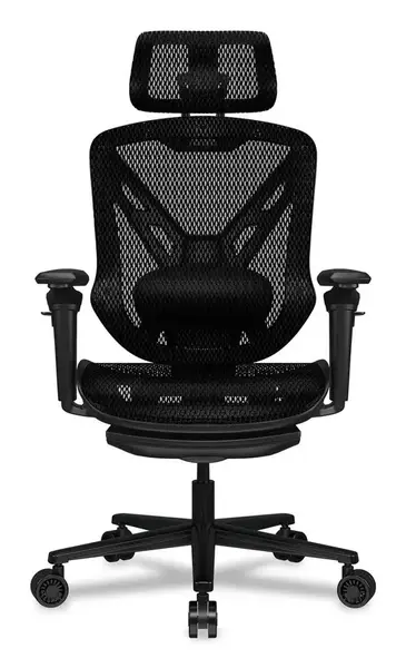 Scaun Gaming COUGAR Speeder CGR-SPD-GRB, Mesh, Max 120 kg, Amortizare adaptiva (Negru)