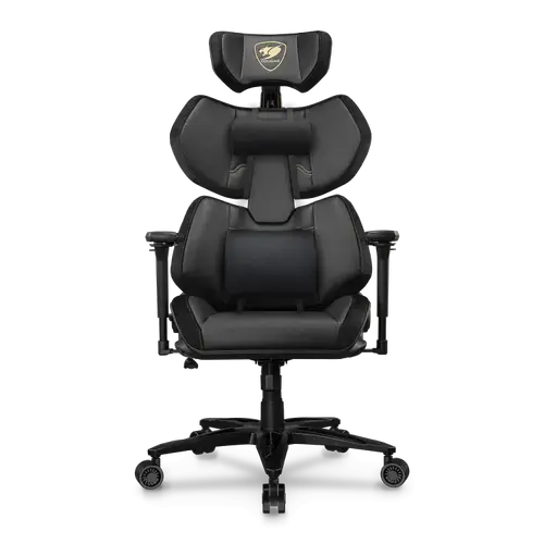 Scaun gaming COUGAR TERMINATOR ELITE Gold CGR-TRE-GLB, reglabil (Negru/Auriu)
