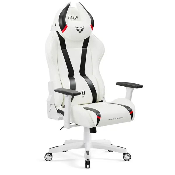 Scaun gaming Diablo X-Horn 2.0 King Size: alb-negru Scaun gaming Diablo X-Horn 2.0 King Size: alb-negru