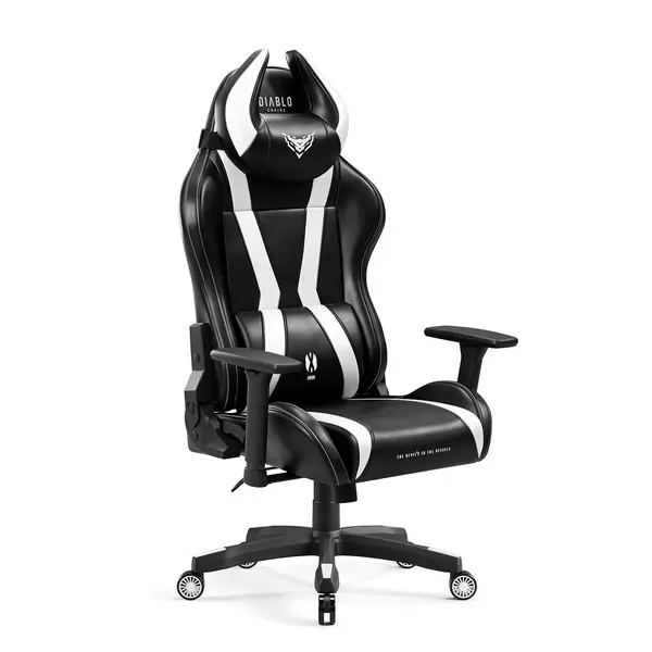 Scaun gaming Diablo X-Horn 2.0 Normal Size, negru-alb Scaun gaming Diablo X-Horn 2.0 Normal Size, negru-alb