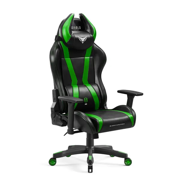 Scaun gaming Diablo X-Horn 2.0 Normal Size: negru-verde Scaun gaming Diablo X-Horn 2.0 Normal Size: negru-verde