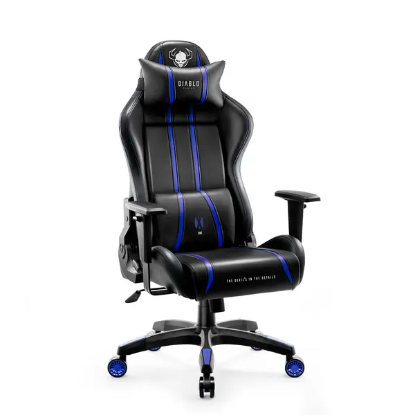 Scaun gaming Diablo X-One 2.0 Normal Size: negru-albastru Scaun gaming Diablo X-One 2.0 Normal Size: negru-albastru