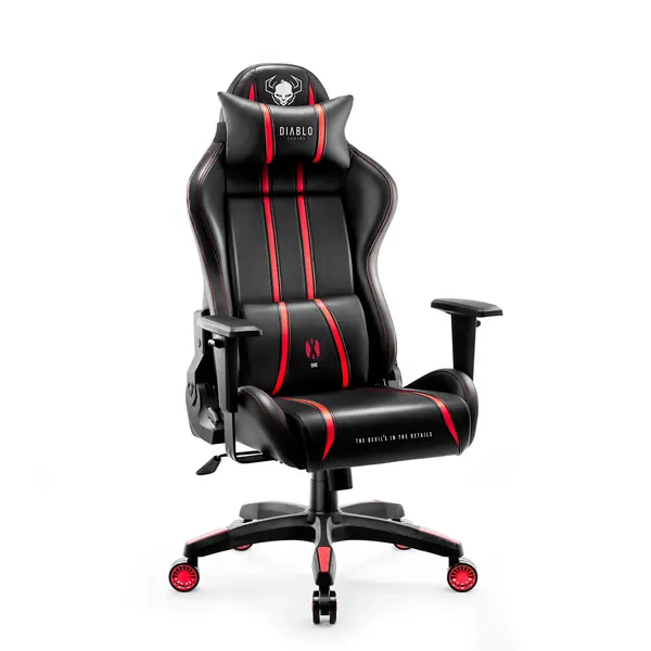 Scaun gaming Diablo X-One 2.0 Normal Size: negru-rosu Scaun gaming Diablo X-One 2.0 Normal Size: negru-roșu