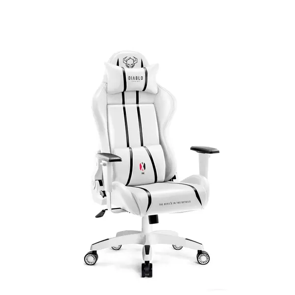 Scaun gaming Diablo X-One 2.0 Small: Alb-Negru Scaun gaming Diablo X-One 2.0 Small: Alb-Negru