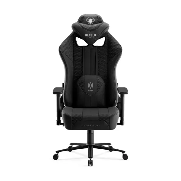 Scaun Gaming Diablo X-Player 2.0 Din Material Normal Size: Negru Scaun Gaming Diablo X-Player 2.0 Din Material Normal Size: Negru