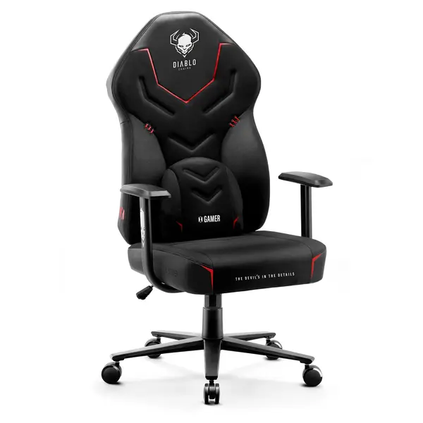 Scaun gaming din material Diablo X-Gamer: DARK OBSIDIAN Scaun gaming din material Diablo X-Gamer: DARK OBSIDIAN
