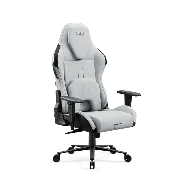 Scaun gaming gri Diablo X.One Prime, Normal Size, Nightwolf Moon Scaun gaming gri Diablo X.One Prime, Normal Size, Nightwolf Moon