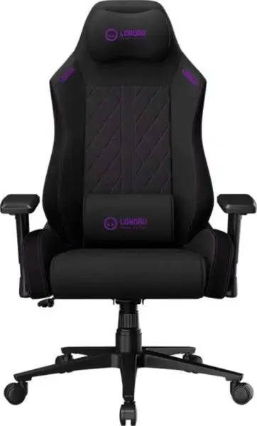 Scaun gaming Lorgar - CHA41, negru/mov