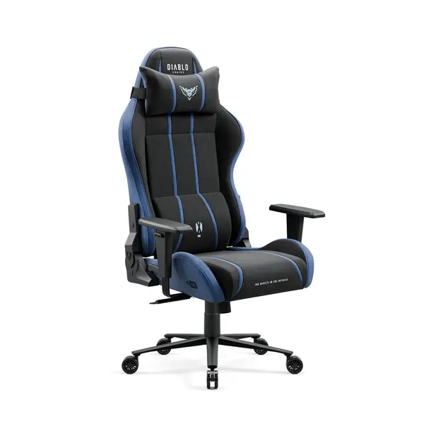 Scaun gaming material textil Diablo X-One 2.0 Normal Size, Night Blue Scaun gaming material textil Diablo X-One 2.0 Normal Size, Night Blue