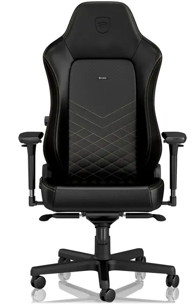 Scaun gaming noblechairs - HERO, negru/auriu