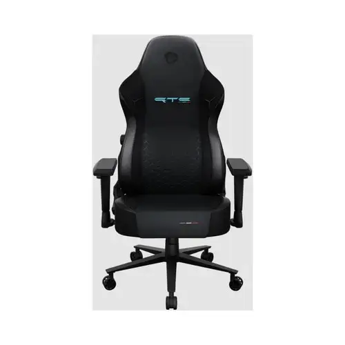 Scaun Gaming Onex RTC ErgoGlide Alcantara, Reglabil, Maxim 125kg, Negru