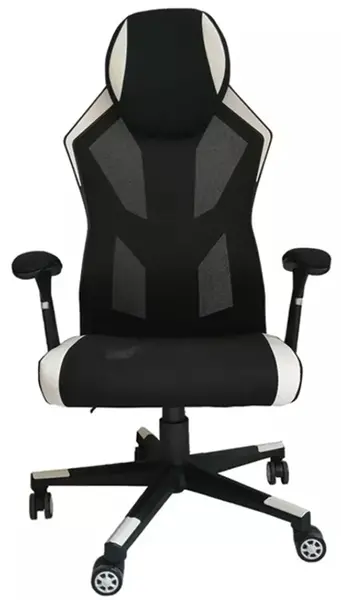 Scaun gaming RFG - Soft Game, negru/alb