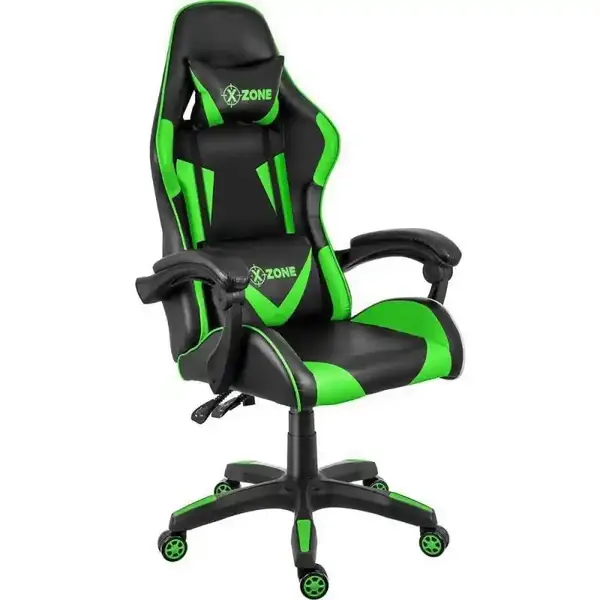 Scaun gaming rotativ Semba XZone (negru verde)