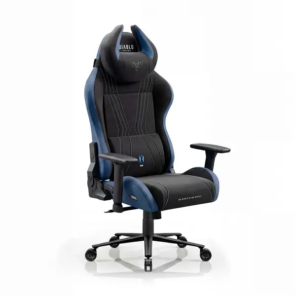 Scaun gaming textil negru-albastru Diablo X-Horn 2.0 Night Blue Normal Scaun gaming textil negru-albastru Diablo X-Horn 2.0 Night Blue Normal