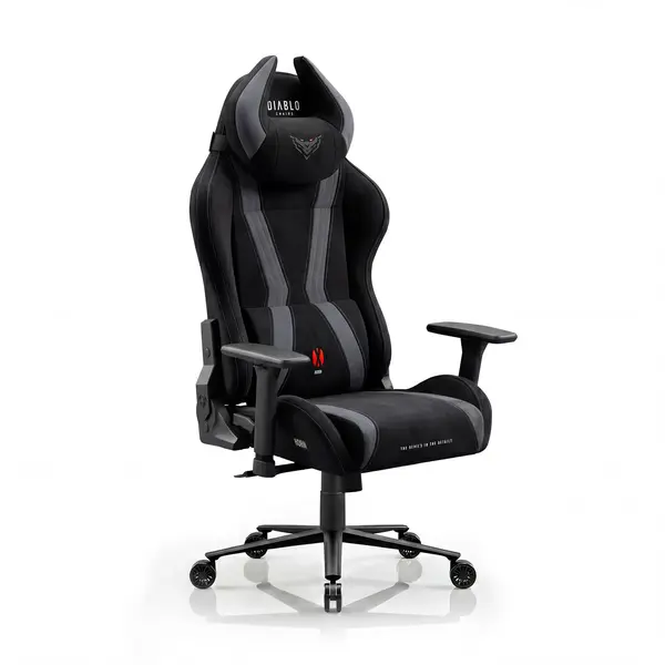 Scaun gaming textil negru Diablo X-Horn 2.0 Burned Black Normal Scaun gaming textil negru Diablo X-Horn 2.0 Burned Black Normal