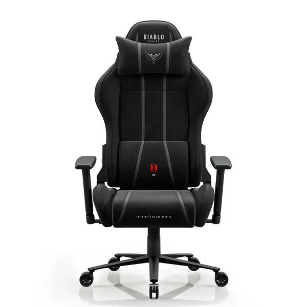 Scaun gaming textil negru Diablo X-One 2.0 Burned Black King Scaun gaming textil negru Diablo X-One 2.0 Burned Black King