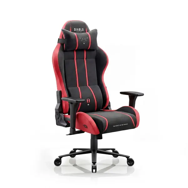 Scaun gaming textil negru-rosu Diablo X-One 2.0 Bloody Mary Normal Scaun gaming textil negru-roșu Diablo X-One 2.0 Bloody Mary Normal