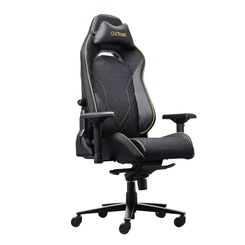 Scaun gaming Trust RGB GXT 721 Ruya Pro, reglabil, Negru