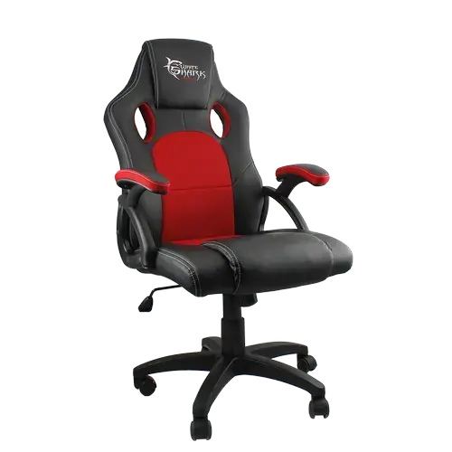 Scaun Gaming White Shark KINGS THRONE, Negru/Rosu