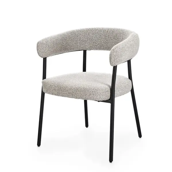 Scaun GIAELE BLACK/TAUPE - Taupe