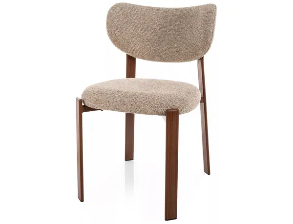 Scaun GRALEN WALNUT - Beige
