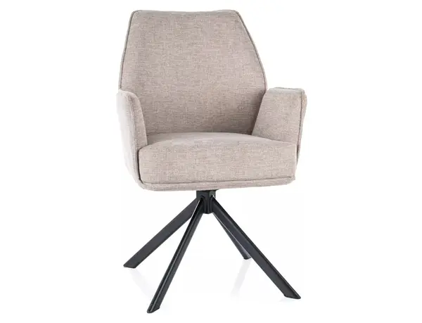 Scaun Hugo bej/negru Brego31
