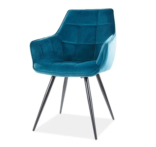 Scaun ILICA VELVET - Turquoise