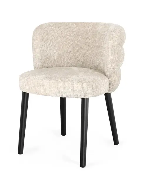 Scaun ILMA BLACK LEGS - Beige