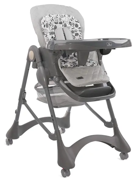 Scaun înalt Lorelli - Bellissimo, Cool Grey