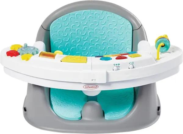 Scaun interactiv Infantino 3 în 1 - cu sunet și lumină