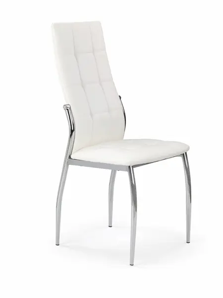 Scaun K209 piele ecologica alb