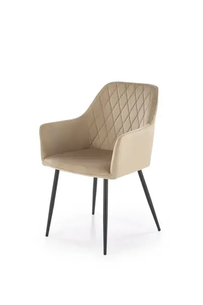 Scaun K558 velvet bej