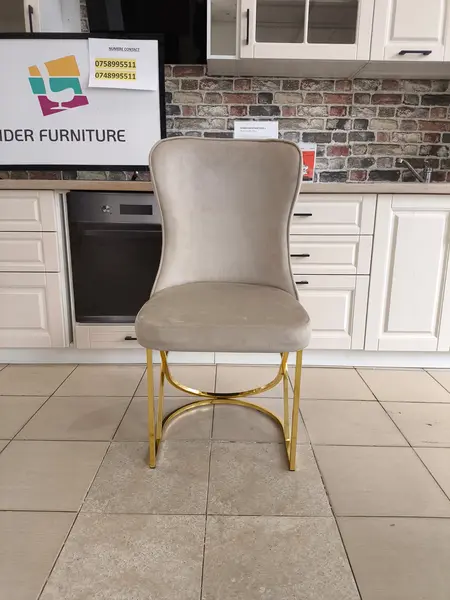 SCAUN MADISON 11 CREM/BEJ CU AURIU