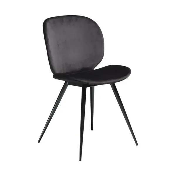 Scaun negru Danform Cloud Meteorite Velvet Scaun negru Danform Cloud Meteorite Velvet