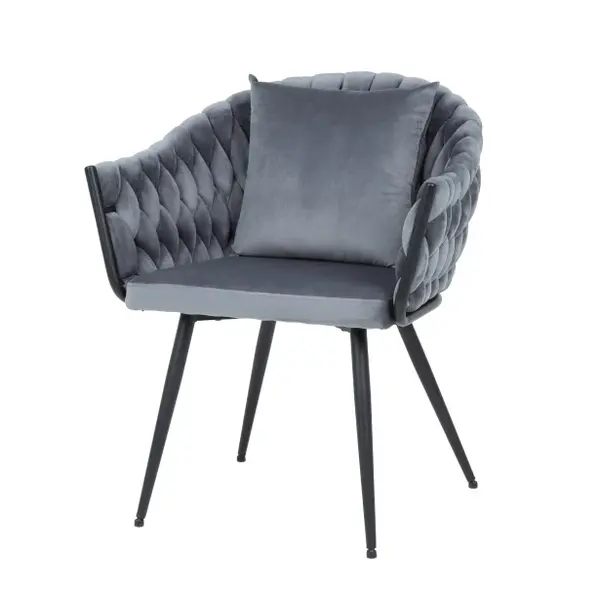 Scaun NIRAD VELVET - Grey