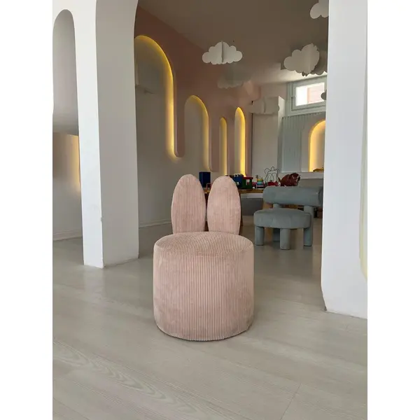 Scaun pentru Copii Bunny, Roz, 39x39 cm