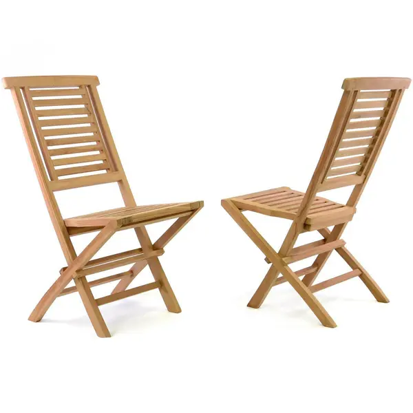 Scaun pentru terasa din lemn de TEAK - pliabil 46 x 89 x 62cm