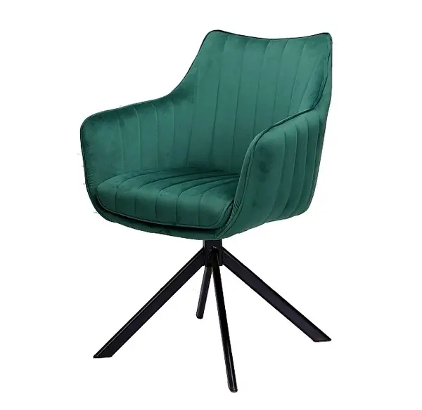 Scaun rotativ ALIA VELVET - Verde