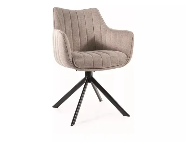 Scaun rotativ Azalia bej deschis/negru Brego31