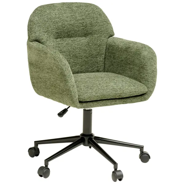 Scaun Rotativ, țesătură, verde