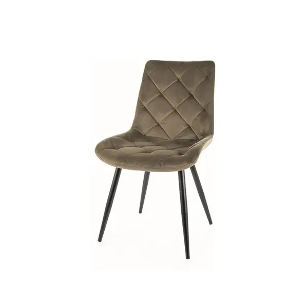 Scaun RUDOLF VELVET - Olive