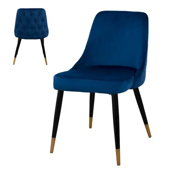 Scaun SERENA VELVET - Albastru