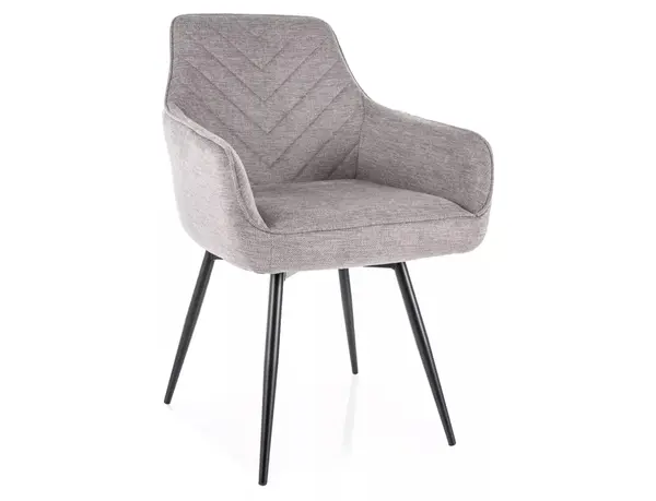 Scaun Servio gri/negru Brego07