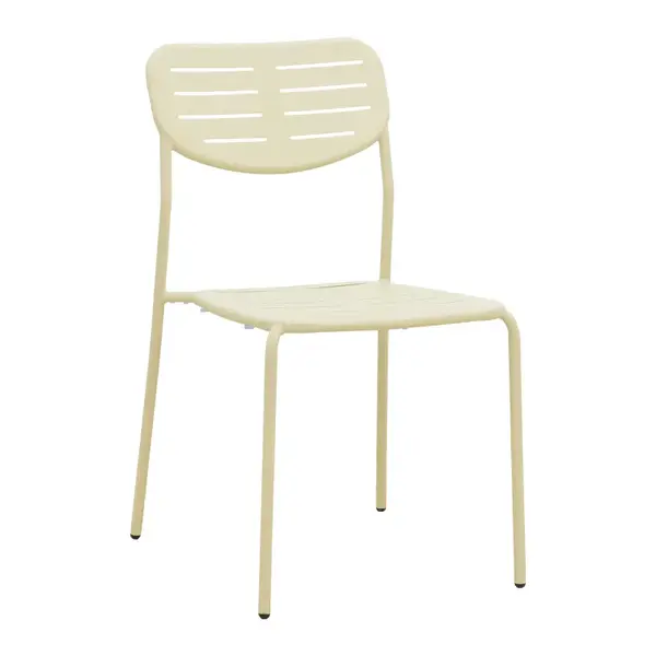 Scaun stivuibil Deraby pakoworld crem metal 52.5x45.5x83cm Scaun stivuibil Deraby pakoworld crem metal 52,5x45,5x83cm