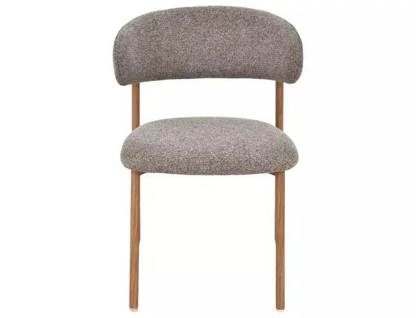 Scaun tapițat Elton II 256 cappuccino / stejar