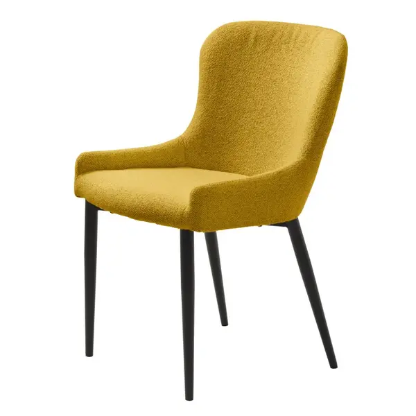 Scaun TAVOLO BOUCLE - Mustard