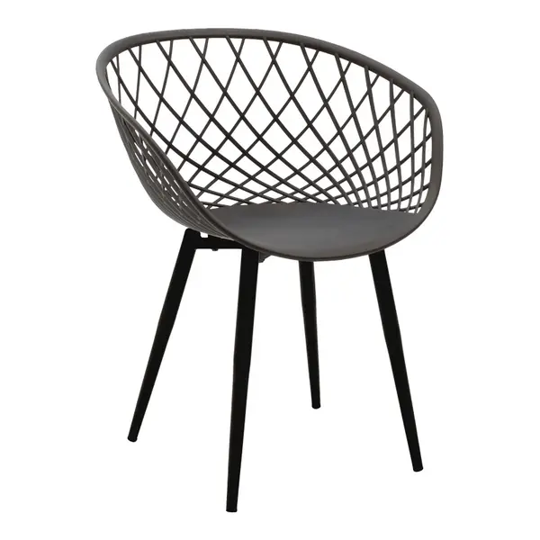 Scaun V1, Ezra, Pako, Antracit 62.5x56x82 cm