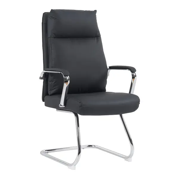 Scaun vizitator Siquel I, piele PU, 58x62x105 cm